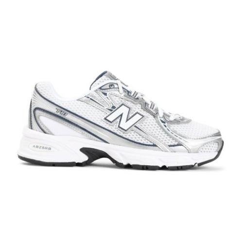 Witte Blauwe 740 Sneakers New Balance , Multicolor , Dames