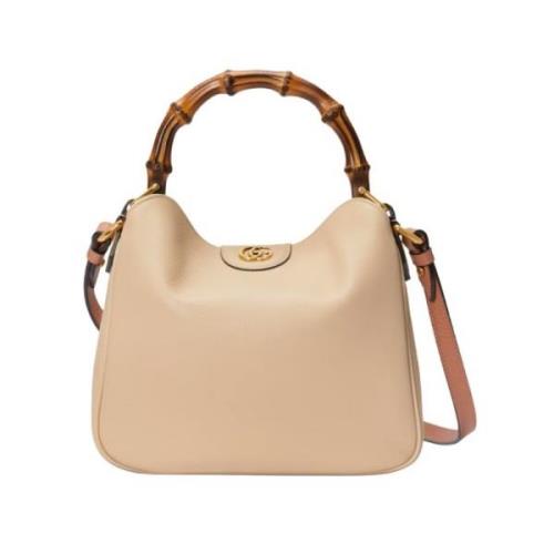 Diana Leren Schoudertas Gucci , Pink , Dames