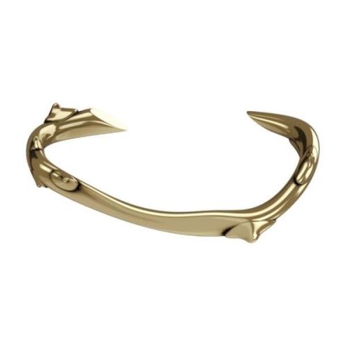 Stijve armband met gouden spikes John Richmond , Brown , Dames