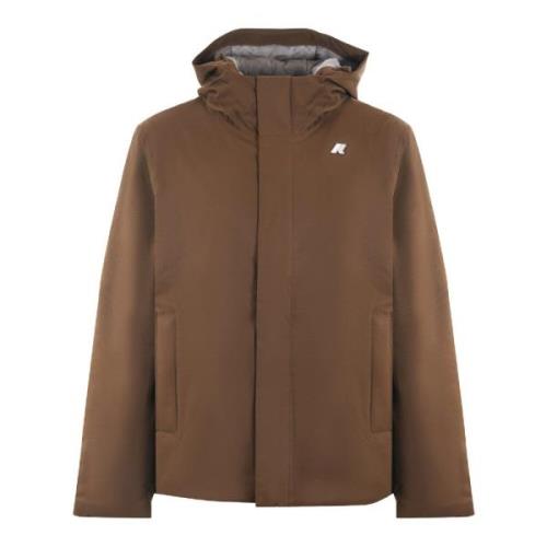 Bruine regenjas K-Way , Brown , Heren