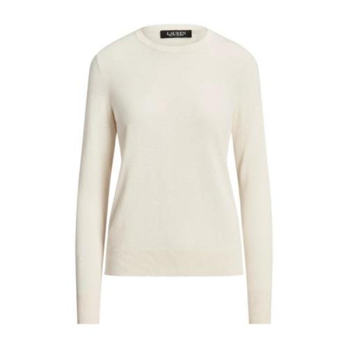 Lauren Ralph Lauren Sweaters Wit Ralph Lauren , White , Dames