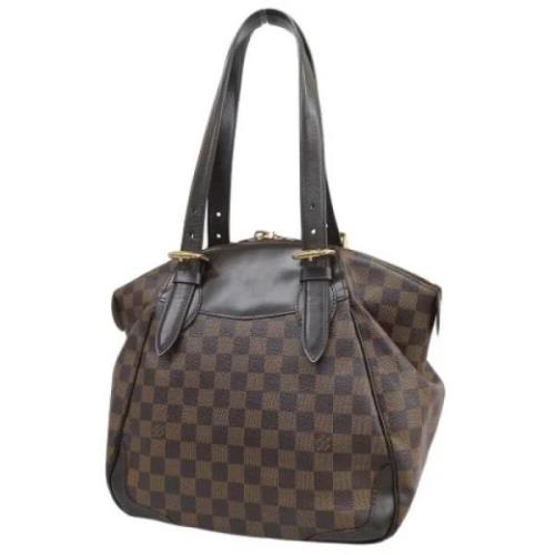 Pre-owned Canvas totes Louis Vuitton Vintage , Brown , Dames