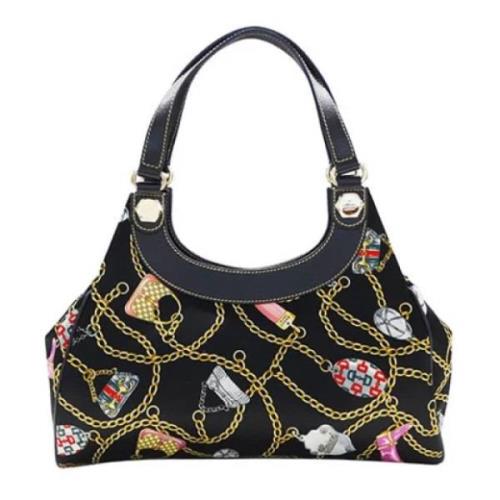 Pre-owned Satin gucci-bags Gucci Vintage , Black , Dames