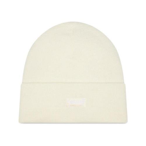 W Slouchy Beanie - Tonal Batwing Levi's , White , Dames