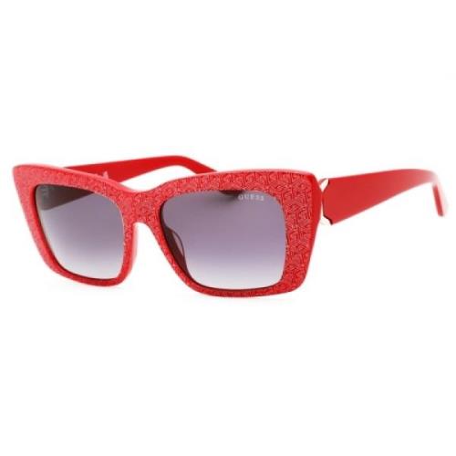 Rode Resin Zonnebril voor Vrouwen Guess , Red , Dames