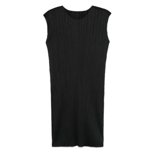 Elegante Zwarte Jurk voor Vrouwen Issey Miyake , Black , Dames