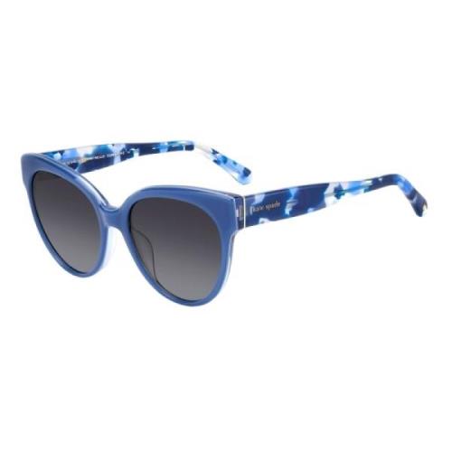 Blauwe Acetaat Zonnebril voor Vrouwen Kate Spade , Blue , Dames