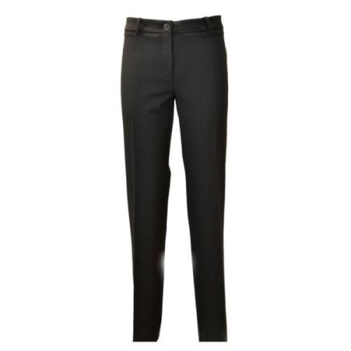 Gabardine broek recht model diverse kleuren Max Mara , Black , Heren