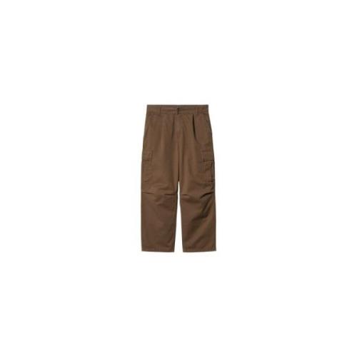 Cargo Pant in Moraga Twill Katoen Carhartt Wip , Brown , Heren