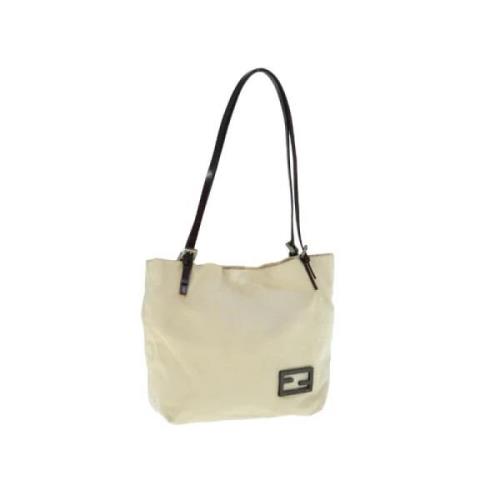 Pre-owned Canvas fendi-bags Fendi Vintage , Beige , Dames