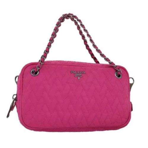 Pre-owned Nylon prada-bags Prada Vintage , Pink , Dames