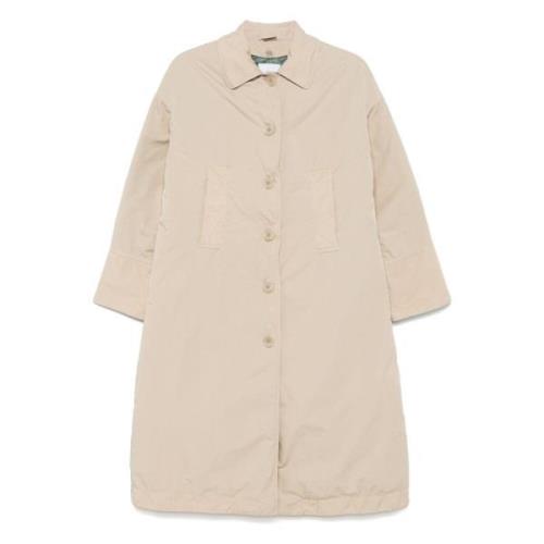 Gewatteerde Trenchcoat Aspesi , Beige , Dames