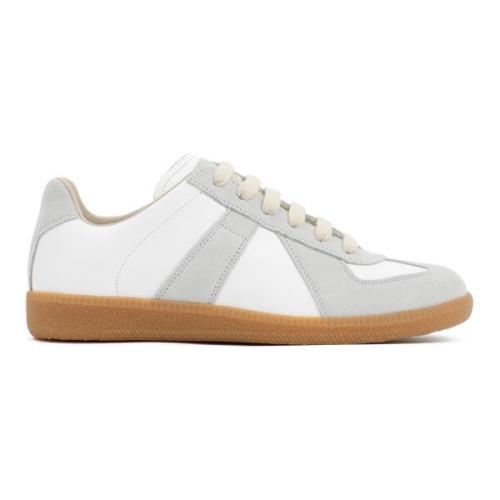 Witte Sneakers Verhogen Straatstijl Maison Margiela , Multicolor , Dam...