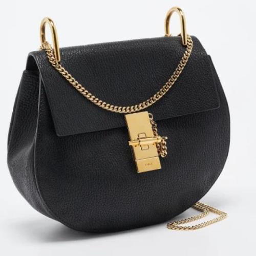 Pre-owned Leather shoulder-bags Chloé Pre-owned , Black , Dames