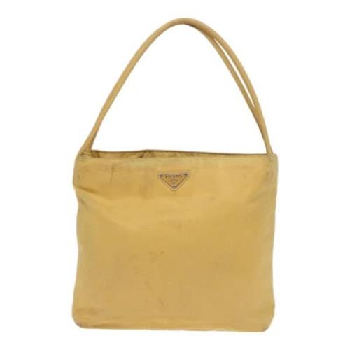 Pre-owned Fabric prada-bags Prada Vintage , Yellow , Dames