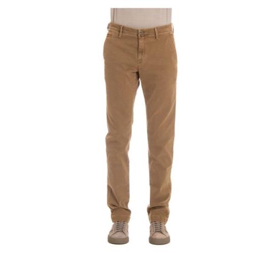 Luxe 5-Pocket Broeken in Diverse Stoffen Jacob Cohën , Brown , Heren