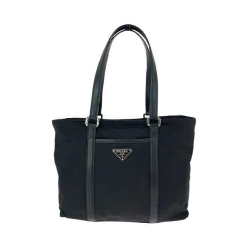 Pre-owned Canvas prada-bags Prada Vintage , Black , Dames