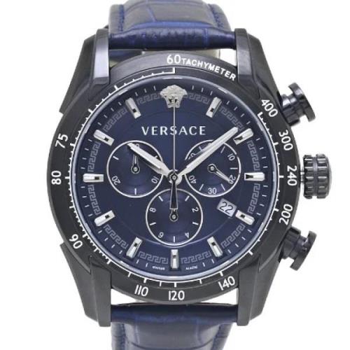 Pre-owned Metal watches Versace Pre-owned , Blue , Heren