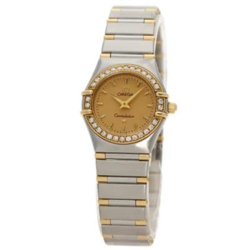 Pre-owned Yellow Gold watches Omega Vintage , Yellow , Dames