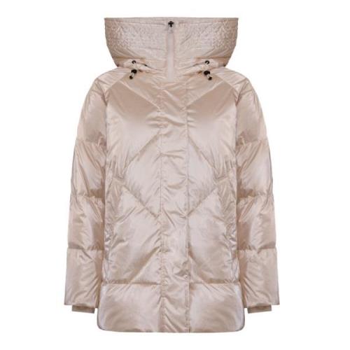 Heldere Technische Parka met Capuchon People of Shibuya , Beige , Dame...