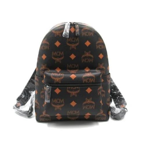 Pre-owned Plastic backpacks MCM Pre-owned , Black , Unisex