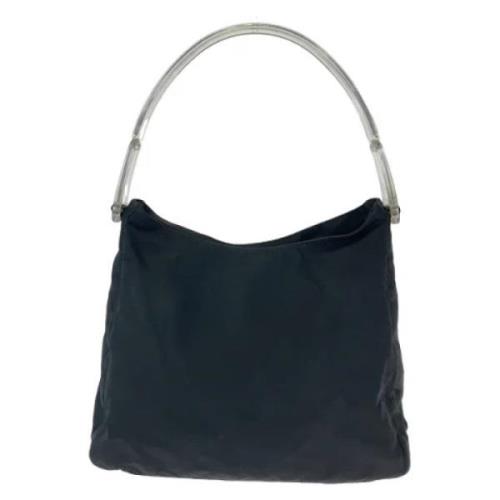 Pre-owned Canvas prada-bags Prada Vintage , Black , Dames