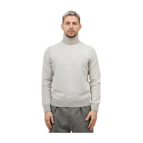 Turtleneck Sweater Gran Sasso , Beige , Heren