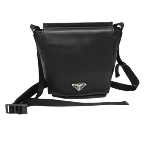 Pre-owned Leather prada-bags Prada Vintage , Black , Dames