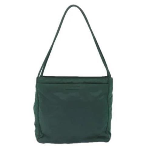 Pre-owned Fabric prada-bags Prada Vintage , Green , Dames