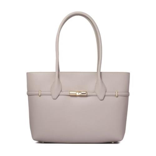 Vanilla Goccia Tote Bag Furla , Beige , Dames