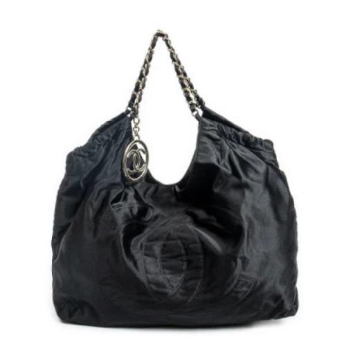 Pre-owned Canvas chanel-bags Chanel Vintage , Black , Dames