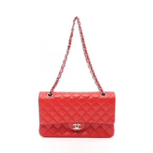 Pre-owned Leather shoulder-bags Chanel Vintage , Red , Dames