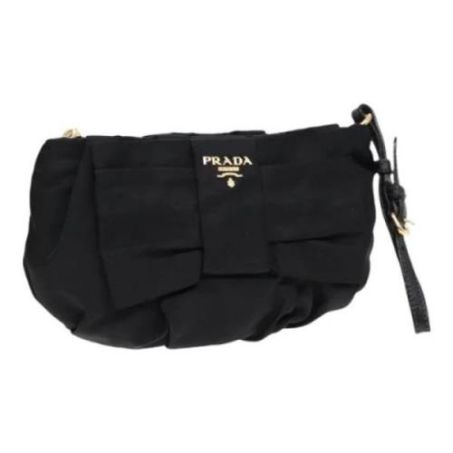 Pre-owned Fabric clutches Prada Vintage , Black , Dames