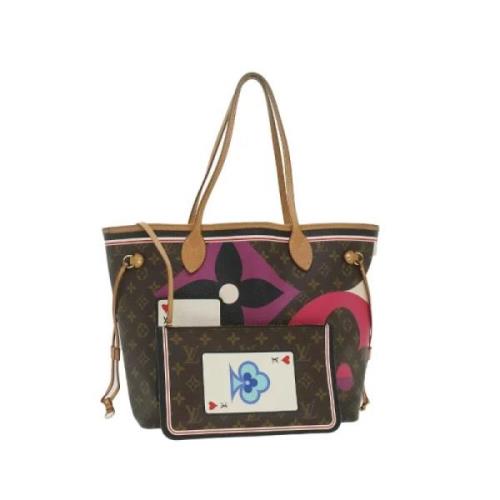 Pre-owned Canvas louis-vuitton-bags Louis Vuitton Vintage , Brown , Da...