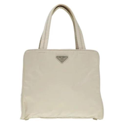 Pre-owned Canvas prada-bags Prada Vintage , Beige , Dames