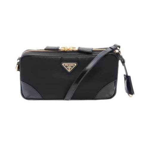 Pre-owned Leather prada-bags Prada Vintage , Black , Dames