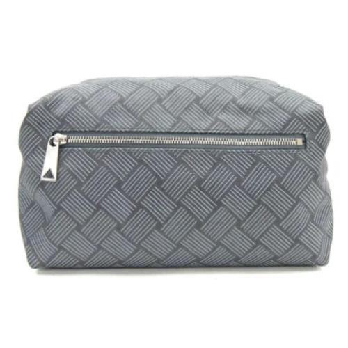 Pre-owned Canvas pouches Bottega Veneta Vintage , Gray , Dames