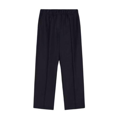 Flanellen Comfortbroek met Elastische Taille Max Mara Weekend , Blue ,...