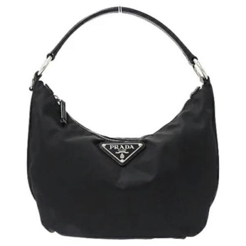 Pre-owned Nylon handbags Prada Vintage , Black , Dames