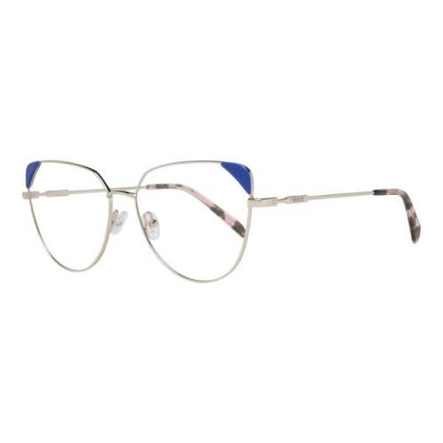 Cat Eye Goud Optische Frames Vrouwen Emilio Pucci , Yellow , Dames