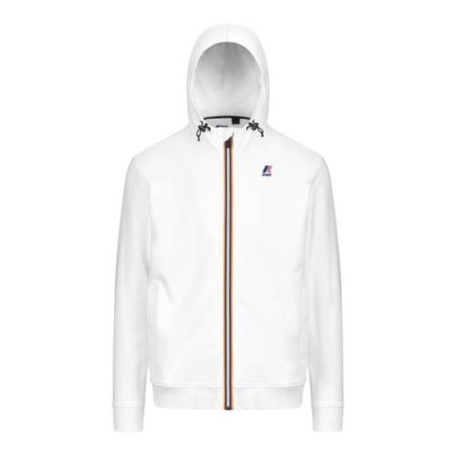 Fleece Pullover Jas K-Way , White , Heren