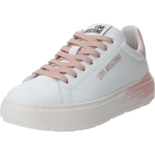 Stoere Witte Sneakers Love Moschino , White , Dames