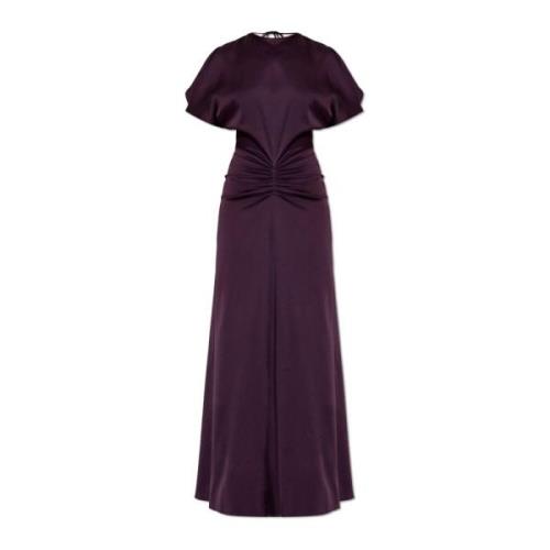 Jurk met uitsnijding Victoria Beckham , Purple , Dames