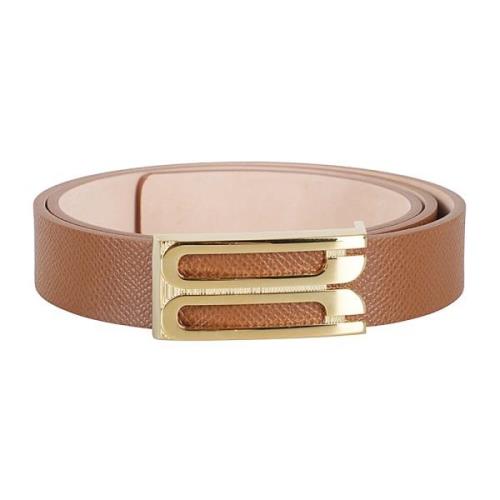 Klassieke Gesp Riem Victoria Beckham , Brown , Dames