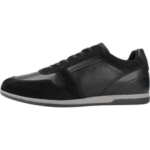 Casual Sneakers Renan Style Geox , Black , Heren