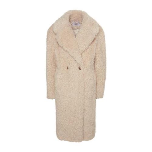 Teddy Coat Oversize Fashion Piece Riani , Beige , Dames