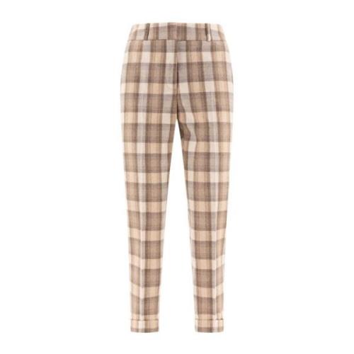 Stijlvolle Panta 946C Broek Peserico , Brown , Dames