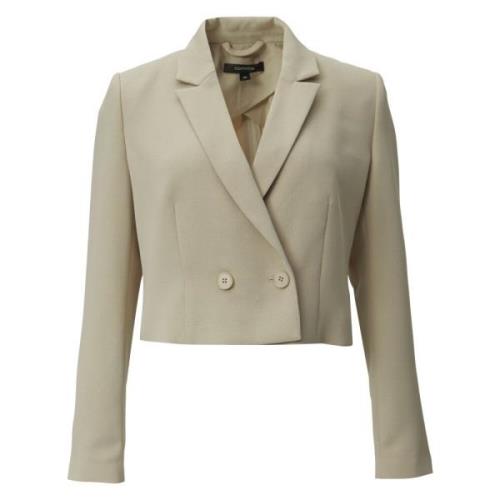 Korte Indoor Blazer voor elke gelegenheid Comma , Beige , Dames