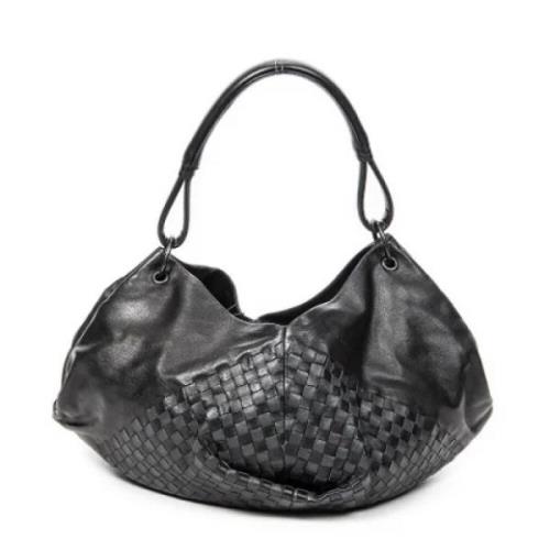 Pre-owned Leather shoulder-bags Bottega Veneta Vintage , Black , Dames