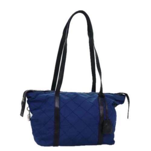 Pre-owned Cotton prada-bags Prada Vintage , Blue , Dames